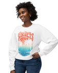 CHASING SUNSET Women's Lightweight Crewneck Sweatshirt Sweatshirt