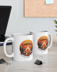 Cozy Campfire Ceramic Mug - Perfect Gift for Coffee Lovers & Nature Enthusiasts