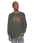 Thankful Grateful Blessed - Unisex Garment-dyed Long Sleeve T-Shirt Long-sleeve
