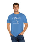 Retro Hawaii Garment-Dyed T-Shirt - Casual, Beach Vibes, Perfect for Travelers T-Shirt