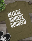 Graphic Tee - Believe, Achieve, Succeed - Inspirational Unisex Shirt T-Shirt