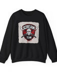 Scream Team Crewneck Sweatshirt - Perfect for Halloween, Casual Style, Cozy Comfort, Unisex Gift, Horror Fans