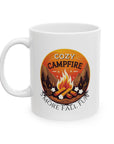 Cozy Campfire Ceramic Mug - Perfect Gift for Coffee Lovers & Nature Enthusiasts