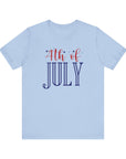 4th of July - Men's Tee Shirt Baby Blue T-Shirt