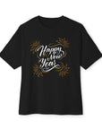 New Year Boxy Tee Shirt Black T-Shirt