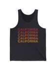 CALIFORNIA Women's Jersey Tank Dark Grey Tank Top