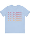 California - Women's Jersey Tee Baby Blue T-Shirt