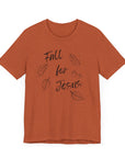 Fall for Jesus - Unisex Tee Heather Autumn T-Shirt