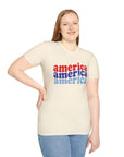 AMERICA AMERICA Women's Softstyle T-Shirt