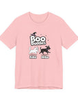 Boo Buddies T-Shirt, Unisex Jersey Short Sleeve Tee, Pet Lovers Gift, Halloween Outfit, Kiki Milo Design, Cute Cat Dog Apparel