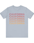 California - Men's Jersey Tee Light Blue T-Shirt
