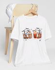Halloween Coffee Time - Unisex Tee Shirt T-Shirt