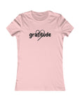 Gratitude with Heart - Women's Fitted Tee Pink T-Shirt
