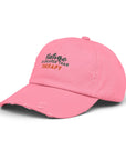 Nature Is Cheaper Than Therapy — Distressed Hiking Cap