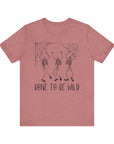 Bone To Be Wild - Unisex Jersey Tee Heather Mauve T-Shirt