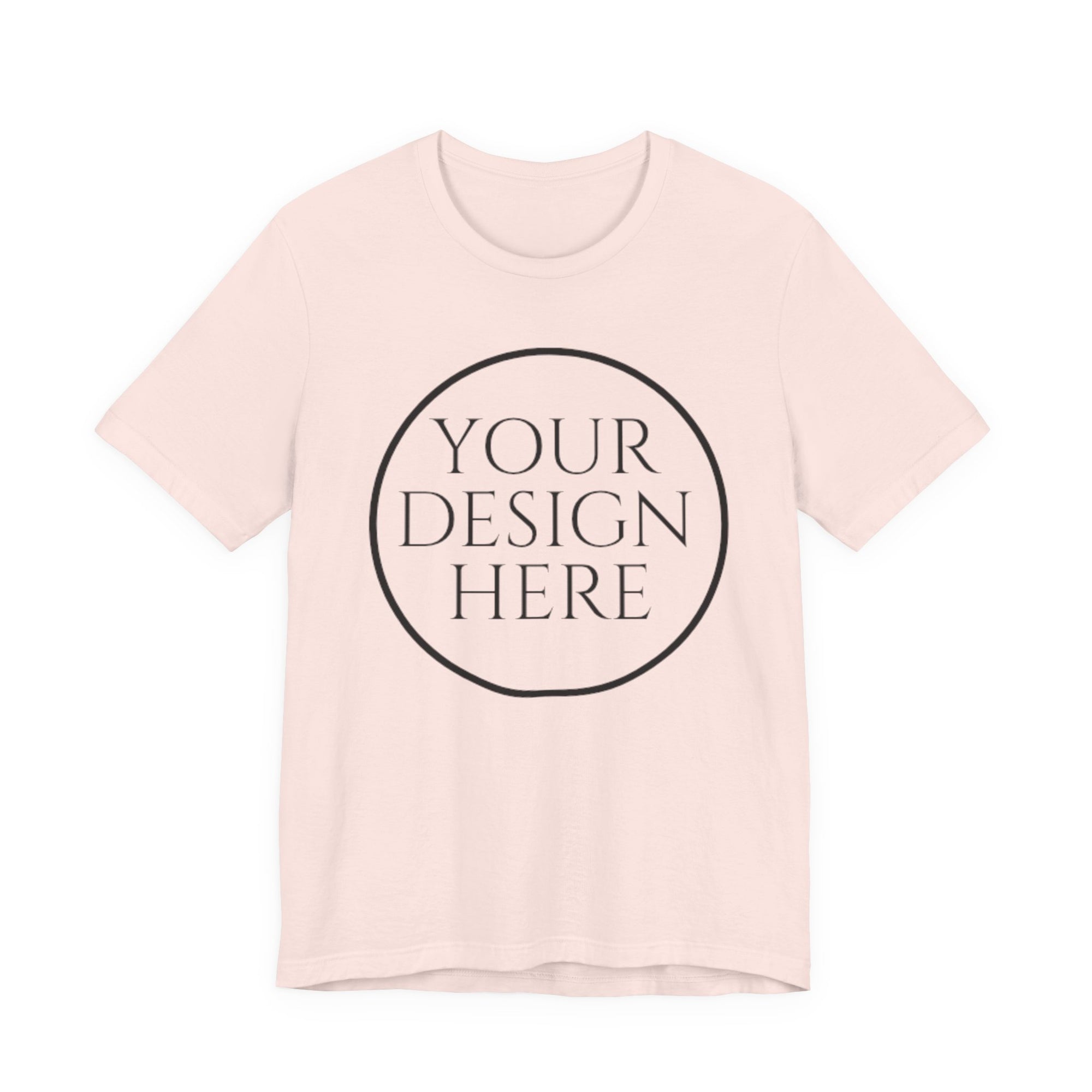 Custom Bella + Canvas 3001 Jersey Tee – Personalized Modern Style & Comfort
