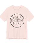Custom Bella + Canvas 3001 Jersey Tee – Personalized Modern Style & Comfort