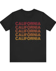 California - Women's Jersey Tee Black T-Shirt