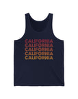 CALIFORNIA Men's Jersey Tank Navy Tank Top