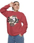 Boo-Jee Ghost Sweatshirt: Fun Halloween Unisex Graphic Sweatshirt for Cozy Fall Vibes