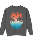 CHASING SUNSET Women's Lightweight Crewneck Sweatshirt Pepper Sweatshirt