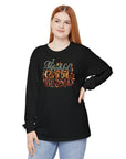 Thankful Grateful Blessed - Unisex Garment-dyed Long Sleeve T-Shirt Long-sleeve
