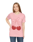 Funny Valentine Bow Women's Graphic Tee T-Shirt