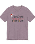 Christmas Calories Don't Count Tee Heather Purple T-Shirt