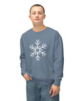 Snowflake Crewneck Sweatshirt — Comfy Winter Soft and Warm Pullover