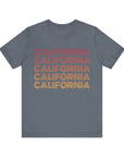 California - Men's Jersey Tee Steel Blue T-Shirt