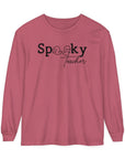 Spooky Teacher Unisex Long Sleeve T-Shirt Crimson Long-sleeve