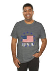 USA Womens Jersey Short Sleeve Tee Shirt T-Shirt