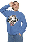 Boo-Jee Ghost Sweatshirt: Fun Halloween Unisex Graphic Sweatshirt for Cozy Fall Vibes