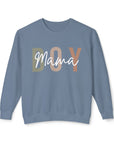 BOY MAMA Women's Sweatshirt Blue Jean Sweatshirt