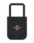 Organic Canvas Tote Bag — Custom "Your Design Here" Eco Tote