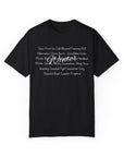 Winter Festive Unisex T-shirt Black T-Shirt
