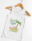 Beach Please Jersey Tank – Summer Vibes, Vacation Essential, Gift for Beach Lovers Tank Top