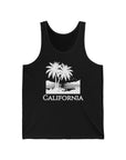 California - Men's Tank Top Black Tank Top