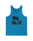 California - Women's Jersey Tank Top Aqua TriBlend Tank Top
