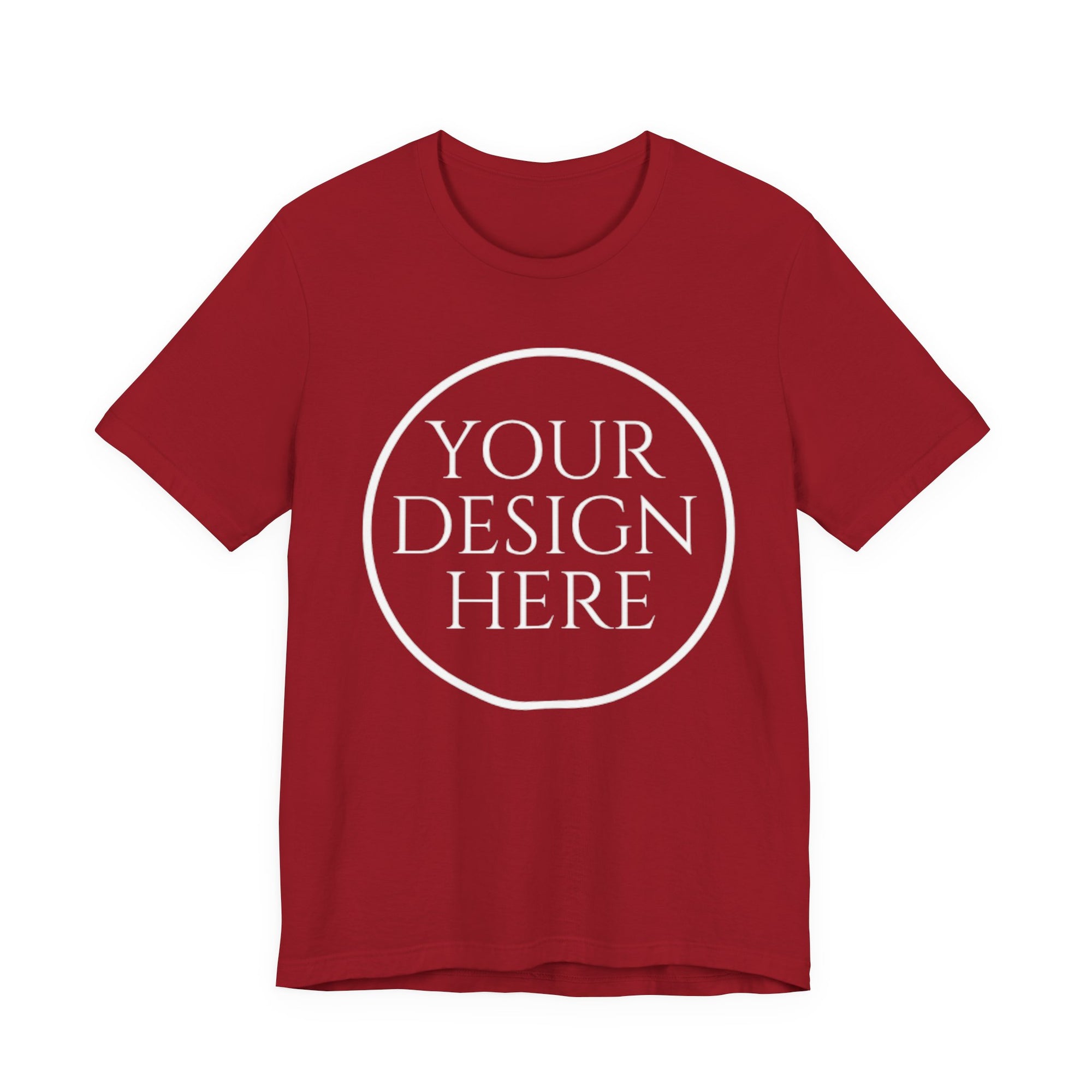 Custom Bella + Canvas 3001 Jersey Tee – Personalized Modern Style & Comfort
