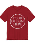Custom Bella + Canvas 3001 Jersey Tee – Personalized Modern Style & Comfort
