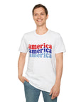 AMERICA AMERICA Women's Softstyle T-Shirt