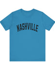 NASHVILLE Women's Tee Shirt Aqua T-Shirt