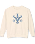 Snowflake Crewneck Sweatshirt — Comfy Winter Soft and Warm Pullover