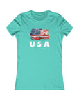 USA Women's Tee Teal T-Shirt