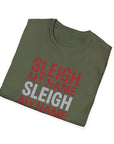 Sleigh My Name Christmas T-Shirt — Funny Holiday Santa Sleigh Lightweight T-Shirt