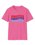 AMERICA AMERICA Women's Softstyle T-Shirt
