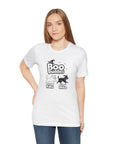 Boo Buddies T-Shirt, Unisex Jersey Short Sleeve Tee, Pet Lovers Gift, Halloween Outfit, Kiki Milo Design, Cute Cat Dog Apparel