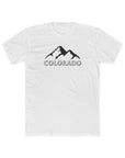 Colorado - Men's Cotton Tee Shirt Solid White T-Shirt