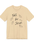 Fall for Jesus - Unisex Tee Soft Cream T-Shirt
